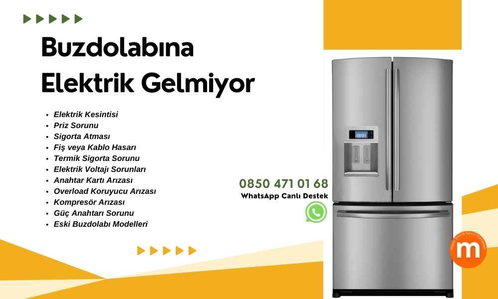 Buzddolabına Elektrik Gelmiyor