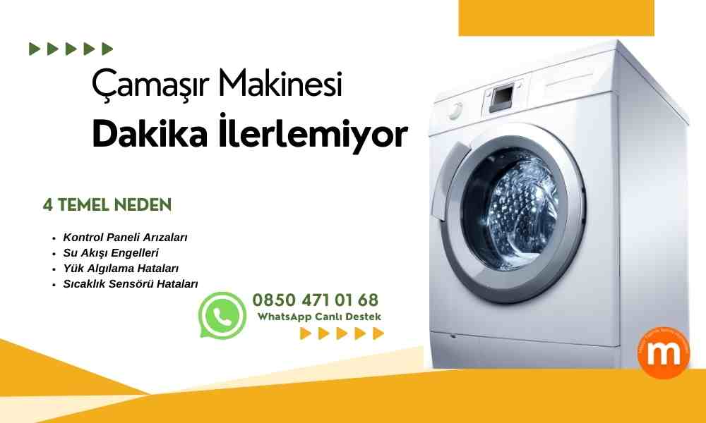 Çamaşır Makinesi Dakika İlerlemiyor